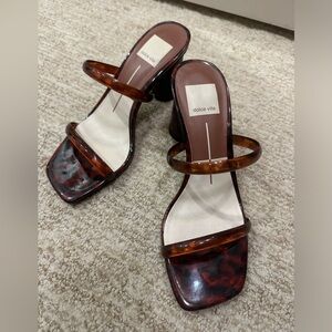 Dolce Vita size 6 acrylic heeled sandals